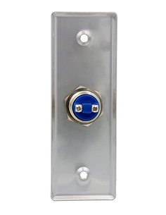 SECUKEY Χωνευτό μπουτόν SCK-CBUTTON1, 3Α, ασημί