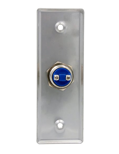 SECUKEY Χωνευτό μπουτόν SCK-CBUTTON1, 3Α, ασημί
