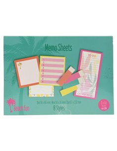 Αυτοκόλλητα χαρτάκια σημειώσεων Beach 18,3x15εκ.