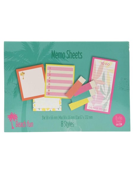 Αυτοκόλλητα χαρτάκια σημειώσεων Beach 18,3x15εκ.