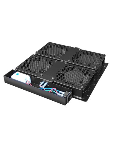 POWERTECH cooling fan με θερμοστάτη για rack NETW-0010, 29.5x31x4cm