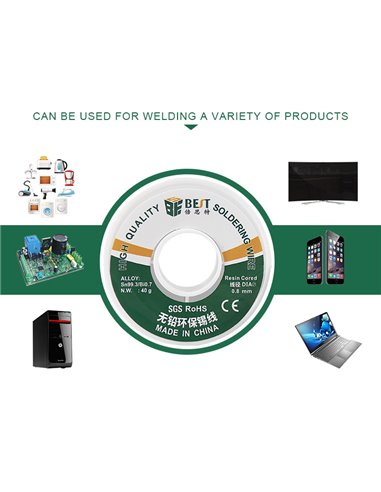 BEST καλάι συγκόλλησης BST-TIN0840, 40g, 0.8mm