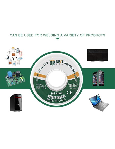 BEST καλάι συγκόλλησης BST-TIN0840, 40g, 0.8mm