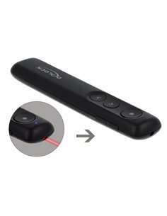 DELOCK Τηλεχειριστήριο παρουσιάσεων 64092 με laser, ασύρματο, έως 30m