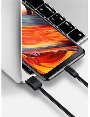 USAMS καλώδιο USB σε Lightning US-SJ199, 2A, 1.2m, μαύρο