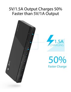 TP-LINK USB hub UH700, 7x θυρών, 5Gbps, 5V/1.5A, USB σύνδεση, μαύρο