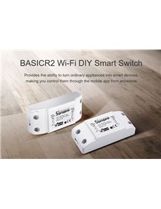 SONOFF Smart Διακόπτης BASICR2, Wifi, 10A, λευκός