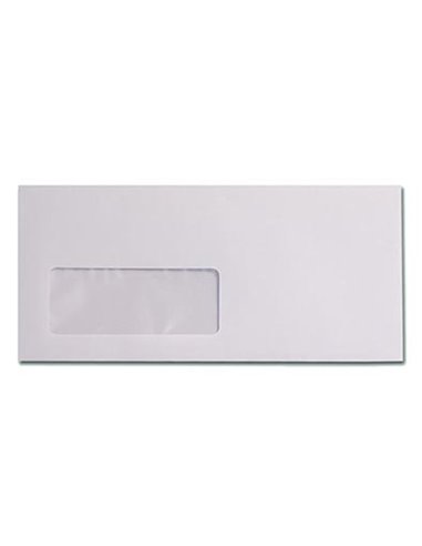 Φάκελος λευκός 90γρ, αριστ. παραθ. αυτοκ. 11x23εκ. 500τμχ