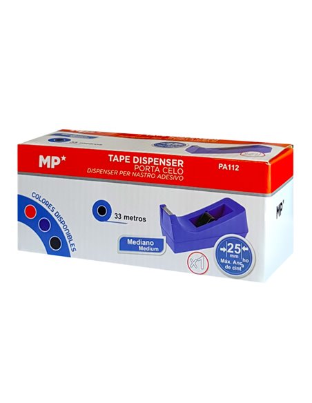 MP βάση κολλητικής ταινίας PA112, για επαγγελματική χρήση, κόκκινη