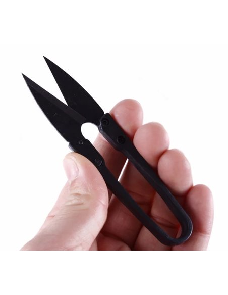 Κοφτάκι πετονιάς και κλωστών PT-858, μεταλλικό, μαύρο