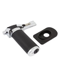 Φλόγιστρο υγραερίου AG306 με βάση, μεταλλικό, μαύρο