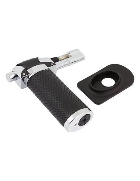 Φλόγιστρο υγραερίου AG306 με βάση, μεταλλικό, μαύρο