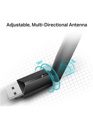 TP-LINK ασύρματος USB αντάπτορας δικτύου Archer T2U Plus, 600Mbps, V.1