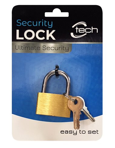 CTECH λουκέτο ασφαλείας με κλειδί CTL-0012, 50mm, μεταλλικό