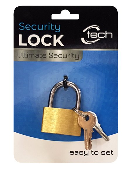 CTECH λουκέτο ασφαλείας με κλειδί CTL-0012, 50mm, μεταλλικό