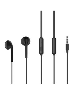 CELEBRAT earphones με μικρόφωνο G12, 3.5mm σύνδεση, Φ14.2mm, 1.2m, μαύρο