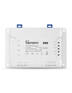SONOFF Smart Διακόπτης WiFi 4CH R3, 4 θέσεων, 16A, λευκός