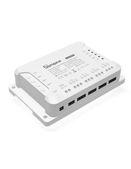 SONOFF Smart Διακόπτης 4CH PRO R3, 4 θέσεων, 40A, RF control, λευκός
