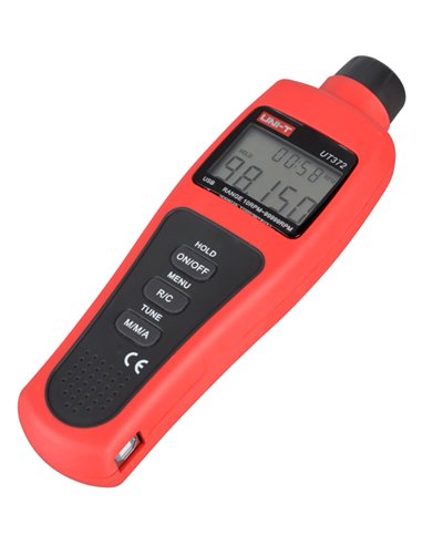 UNI-T ταχόμετρο UT372, με οθόνη LCD, USB