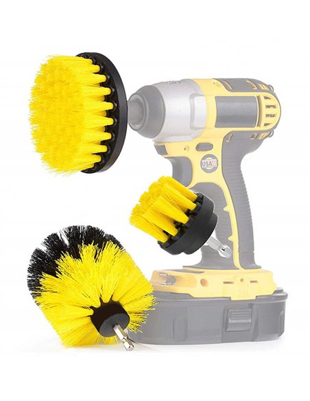 Σετ βούρτσες καθαρισμού σε διάφορα μεγέθη CLN-0014, 3τμχ