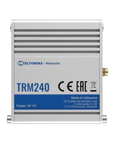 TELTONIKA Industrial cellular modem TRM240, LTE Cat 1, USB
