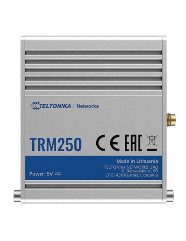 TELTONIKA Industrial cellular modem TRM250, 4G LTE Cat M1, USB