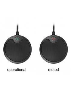 DELOCK μικρόφωνο 20672, πυκνωτικό, omnidirectional, με mute, USB
