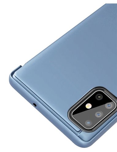 POWERTECH θήκη Clear view MOB-1516, Huawei P Smart 2020, μπλε