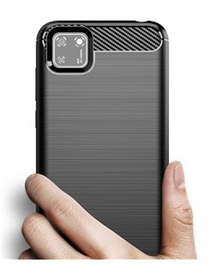 POWERTECH Θήκη Carbon Flex MOB-1523, Huawei Y5p, μαύρη