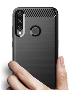 POWERTECH Θήκη Carbon Flex MOB-1524, Huawei Y6p, μαύρη