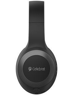 CELEBRAT headphones με μικρόφωνο A23-ΒΚ, bluetooth, 40mm, μαύρο