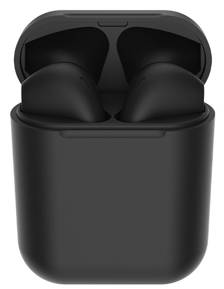 CELEBRAT earphones με θήκη φόρτισης W10, True Wireless, 30/300mAh, μαύρα