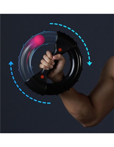 YUNMAI όργανο εκγύμνασης χεριών YMPS-A293, περιστροφικό, μαύρο