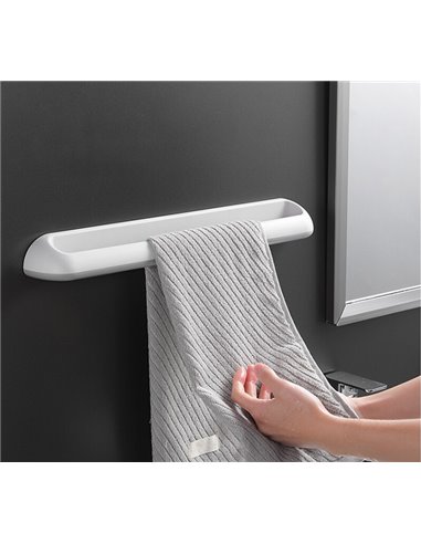 OENEN κρεμάστρα μπάνιου-κουζίνας CLN-0036, 46x6x5cm, λευκή