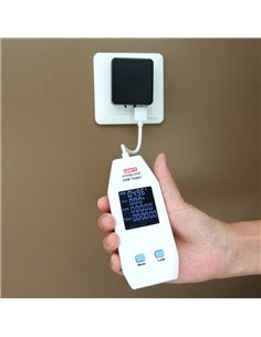 UNI-T USB συσκευή ελέγχου καλωδιώσεων UT658DUAL, Type A, Type C