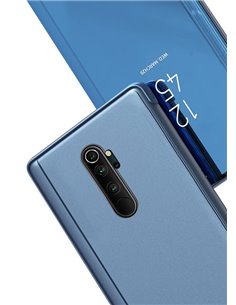 POWERTECH θήκη Clear view MOB-1551, Xiaomi Mi Note 10 Lite, μπλε
