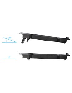 POWERTECH Βάση & ψύξη laptop PT-930, έως 15.6", 2x 125mm fan, LED, μαύρο