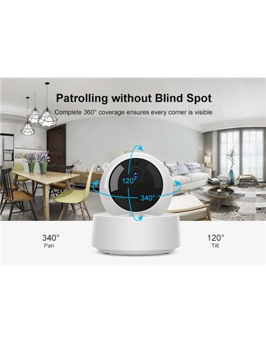 SONOFF smart IP κάμερα GK-200MP2-B, Wi-Fi, 1080p, H.264