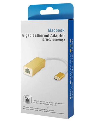 Αντάπτορας δικτύου ST735, USB, 1000Mbps Ethernet, μαύρος