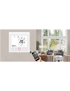 Smart θερμοστάτης αερίου BHT-002-GCLW, WiFi, χωνευτός, λευκός