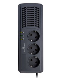 POWERTECH σταθεροποιητής ρεύματος PT-AVR1000I, 1000VA/500W, 3x schuko