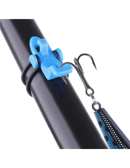 POWERTECH βάση για αγκίστρι ψαρέματος FISH-0016, 3 δαχτυλίδια, μαύρο