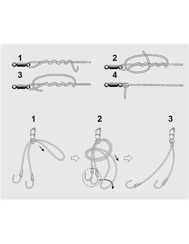 POWERTECH στριφτάρι ψαρέματος FISH-0005, 14 x 2.2mm, 50τμχ