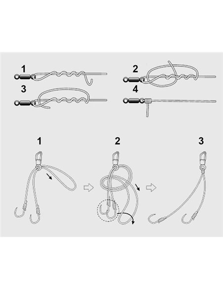 POWERTECH στριφτάρι ψαρέματος FISH-0006, 17 x 2.9mm, 50τμχ