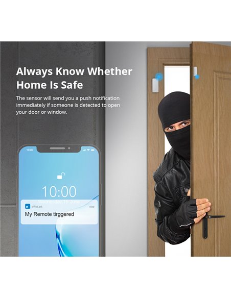 SONOFF ασύρματος μαγνητικός αισθητήρας DW2-WI-FI, WiFi, λευκός