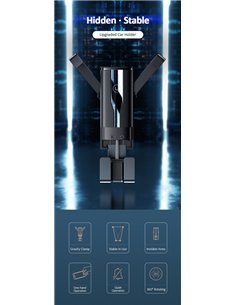 USAMS βάση smartphone για αυτοκίνητο US-ZJ058, μαύρη