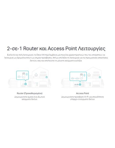 TP-LINK Home Mesh Wi-Fi System DECO E4, AC1200, Ver. 2.0