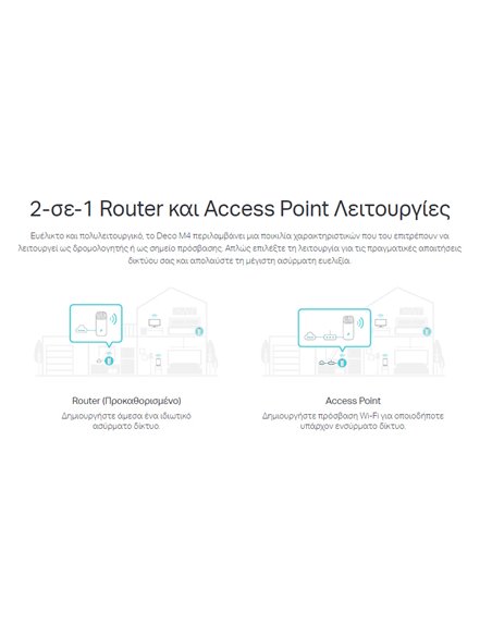TP-LINK Home Mesh Wi-Fi System DECO E4, AC1200, Ver. 2.0