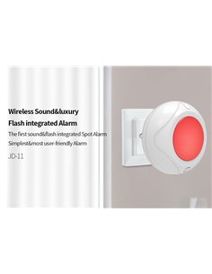 WOLF GUARD ασύρματη σειρήνα εσωτερικού χώρου JD-11, ηχητική και οπτική