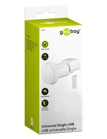 GOOBAY universal single LNB για μια συσκευή 67269, DVB-S2